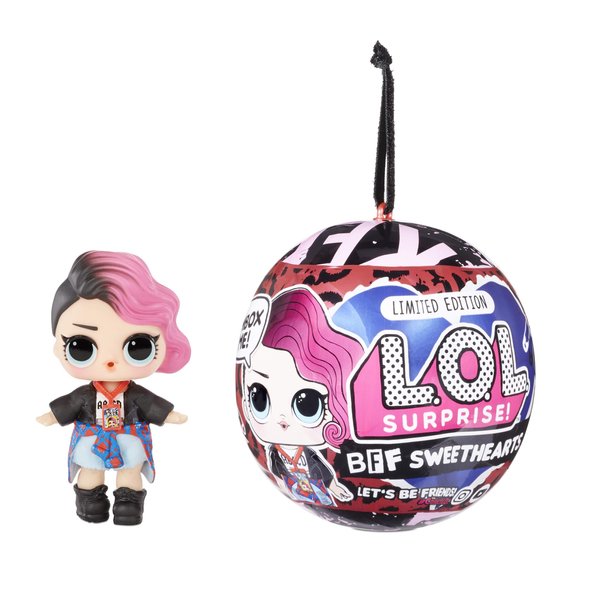 L.O.L. Surprise! LOL Surprise BFF Sweethearts Rocker Doll with 7 Surprises, Surprise Doll, Accessories