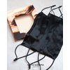 KARIZMA Beverly Hills Silk Face Mask 3 Pack Collection. Black Fashionable Designer Face Mask for Women. Washable Fabric Face Mask Reusable Facemask. 19 Momme Real Mulberry Silk Masks