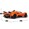 Toy Cars Apo Project EVO Model 1:24 Metal Diecast Car Toys with Light and Sound Pull Back Car for 3 4 5 6 7 Year Old Boys (Orange)