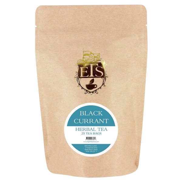 Blackcurrant Herbal Tea 25 teabags pouch