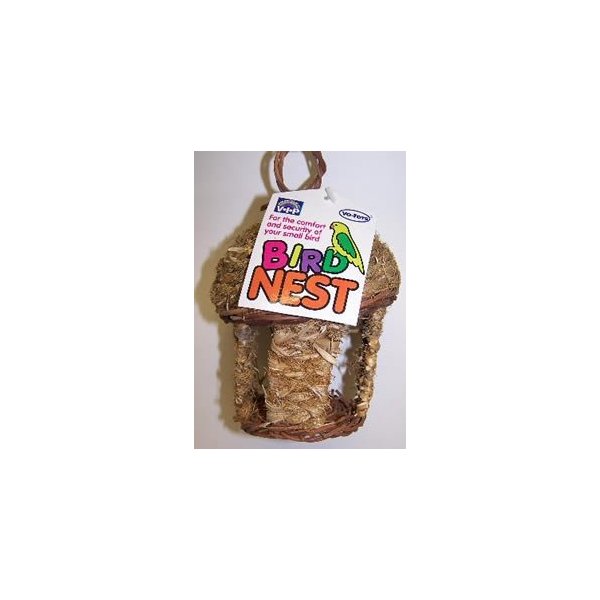 Vo-Toys Straw Round Roofed Finch House Nest