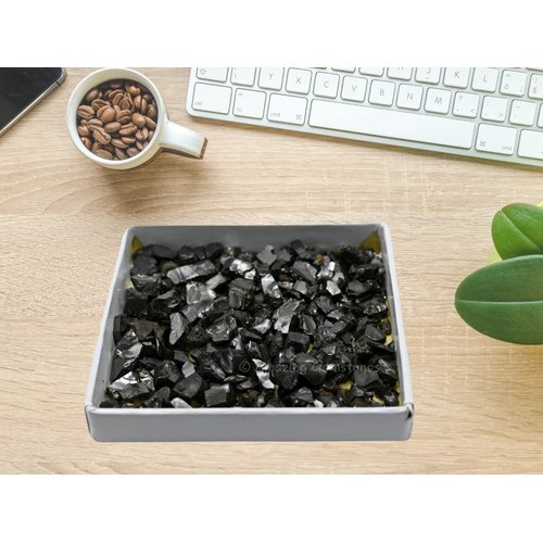Elite Shungite Stones Chips for Water Purification Tablets, Authentic Shungite Stones for Shungite Water Bottle (25 GRAM)