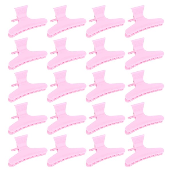 Hair Clips for Women,CIEHER 24 Pack Pink Hair Clips for Styling Sectioning,Butterfly Hair Clips,Chip Clips,Hair Claw,Butterfly Hair Clamps