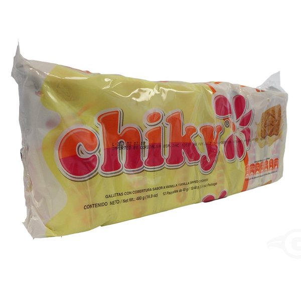 Pozuelo Chiky Vanilla Cookie 16.9 oz - Galletas de Vainilla (Pack of 12)