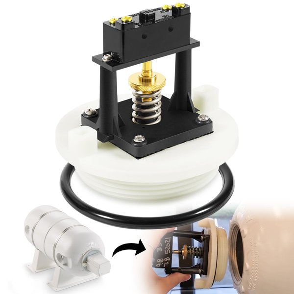 Sunluway Replacement for Dometic Sealand 385318032 Vacuum Tank Switch Kit, Replace for 729100 Vacuum Tank, White