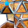 POWER BEAST Dungeon Giant Dice Chest Dice Storage Box, Holder Vault Case, Dungeons and Dragons, D&D, Dungeon Master, Mimic Chest, DND, Dice Jail. Holds 9 Sets of Polyhedral Dice.