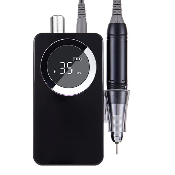 Professional Nail Drill ,Lumcrissy Portable Rechargeable 35000 RPM Electric Nail File E-File ,Acrylic Nail Tools ,Polishing,Nail Removing