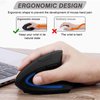 UrbanX Best Wireless Ergonomic Mouse Bluetooth & 2.4GHz, Tunnel Design for Alienware - x16 FHD+ 480Hz Gaming Laptop, Right Hand Comfort, Large Vertical Structure