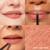 LAURA GELLER NEW YORK Modern Classic Duo - Lipstick + Lip Liner - Ultra-Rich Color - Luxurious and Lightweight - Cream Finish (03 Novel Neutral Lipstick + Nice Neutral Lip Liner)