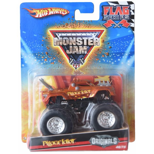 Hot Wheels Monster Jam Pillage Idiot, Flag Series 46/75