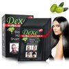 MQUPIN Black Hair Shampoo,10 PCS Instant Black Hair Dye for Men Women Natural Ingredients, Easy to Use, Lasts 30 Days,Permanent Hair Dye