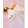 Bride Veil Bachelorette Party Decorations White Hair Bow | Bridal Shower Supplies, Bridesmaid Favors, Wedding Gift, Bride Accessories, Engagement Accessory, Hen Party