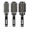 Elfirly Round Brush for Blow Drying, Ionic Tech Thermal Ceramic Round Hair Brush for Blow Out, Barrel Brush with Boar Bristles for Hair Curling, Styling (3 Pack - Barrel 1.3 inch, 1.7 inch, 2.1 inch)