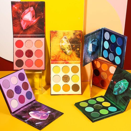 Docolor Eyeshadow Palette 54Colors Gemstone Eye Shadow Palette Highly Pigmented Mattes Glitter Shimmers Naked Smokey Cream Powder Blendable Long Lasting Waterproof Colorful Professional Makeup Palette