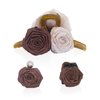 3 Pcs Rose Hair Clip Brown Rose Hair Accessories Rose Hair Clips for Women Flower Hair Clips Wedding Hair Accessories Flower Hair Clips for Women