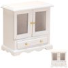 SAFIGLE Miniature Wooden Bookshelf Miniature Kitchen Upper Miniature Bookshelf Dollhouse Furniture Rustic Dollhouse Decor Wooden Cabinet Miniature Wood Shelf 2023 Dollhouse Accessories