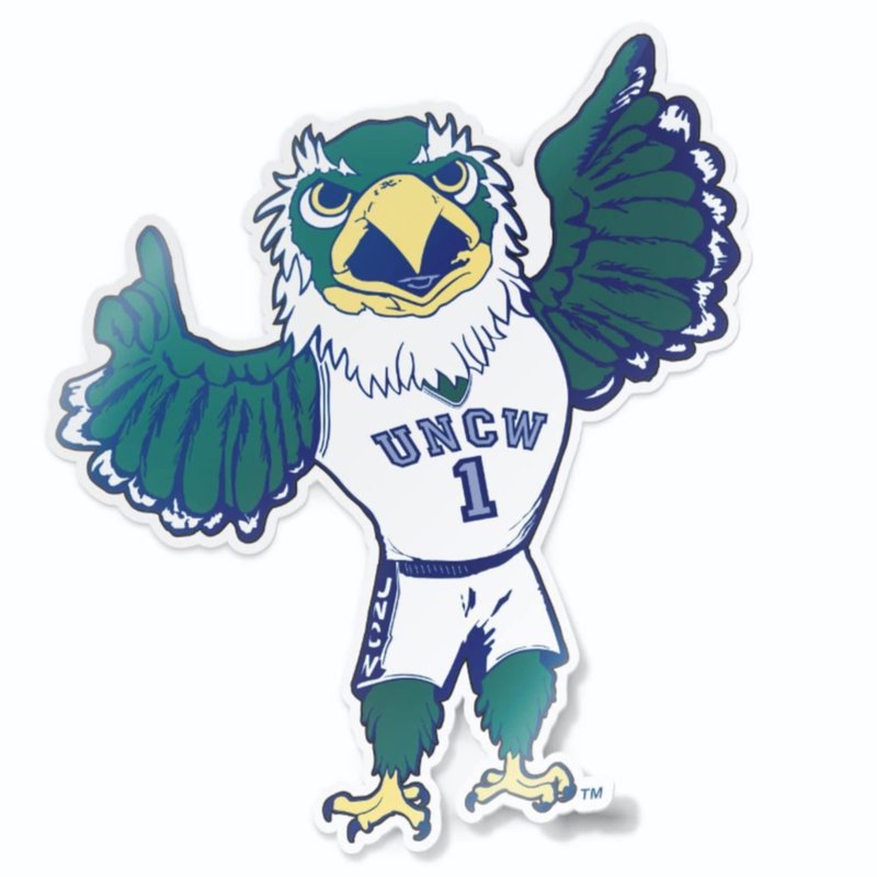 UNCW North Carolina Wilmington Seahawks Sammy C Hawk Mascot ...