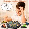 Chain Triangle Chess Game, Triggle Game, Educational Toy for Kids Ages 3+, Strategy Board Game for Family Game Nights, Suitable for 2 Players (Normal Model)