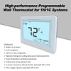 Programmable Auto Changeover Thermostat for Home, Conventional Single-Stage Systems,1 Heat/1 Cool, Extra Large Display, Smart Auto Switching,Easy-to-Use Digital Temperature Control, White Backlight