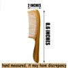 Moreinday Hair Comb Fine Tooth Comb Wooden Comb for Hair Combs for women Men - Green Sandalwood