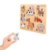 Pikatoyz Puzzles for Toddlers 1-3. Montessori Puzzle for Kids. Wooden Toys for 1+ Year Old of Farm Animals. Wooden Puzzle for 1 2 3 Year Old for Gifts. Improved peg Puzzles for Toddlers.