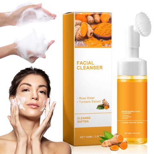 usemy Turmeric Facial Cleanser, Turmeric Facial Wash, Turmeric Foaming Cleanser, Glo Mi Turmeric Facial Wash