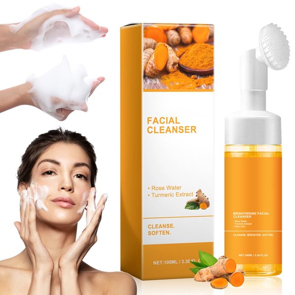 usemy Turmeric Facial Cleanser, Turmeric Facial Wash, Turmeric Foaming Cleanser, Glo Mi Turmeric Facial Wash