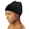 DONNA Real Fit Spandex Cap 1pc Headband wig Human Hair, Wig Cap for Women Black
