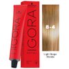 Schwarzkopf Igora Royal 8-4 Light Blonde Beige Permanent Hair Color and M Hair Designs Tint Brush (Bundle 2 items)