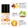 YTRUNS 0.5FL.OZ Cuticle Oil, Nail Growth Oil Natural Lavender oil blended with jojoba oil, Vitamin E Nail Cuticle Oil for Repairs Cuticles Overnight Moisturizes and Strengthens Nails Cuticles