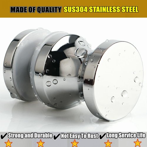 Alise Shower Glass Door Handle,Sliding Shower Doors Knob,One Sided Pull Hardware Replacement Parts for Bathroom Glass Doors,L9000 Solid SUS304 Stainless Steel Polished Chrome