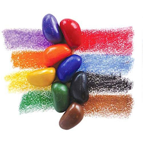 Crayon Rocks Just Rocks in a Box, 32 Colors, Tripod Grip Crayons Made For Handwriting Development in Kids and Toddlers, Fun & Educational, Creative Activity, 2 of Each Color - 64 Count