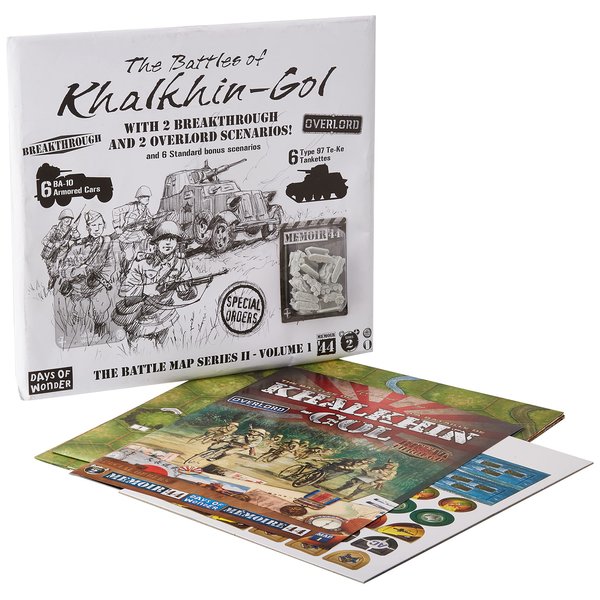 Memoir '44 Battles of Khalkhin-Gol Board Game EXPANSION - Relive Epic Clashes of WWII's Eastern Front! Strategy Game for Kids & Adults, Ages 8+, 2 Players, 30-60 Min Playtime, Made by Days of Wonder