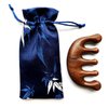 Wooden Massage Comb Gua Sha Comb Wide Tooth Comb for Head Scalp, Facial, Body Massage Natural Sandalwood Comb Massager Acupressure Tools Gift for Women Men