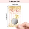 Haizct 50 Pack Bridal Shower Scratch Off Game for Country Wedding, Bridal Shower, Bridal Lottery Tickets, Wedding Shower Ideas (Diamond Ring)-GK103