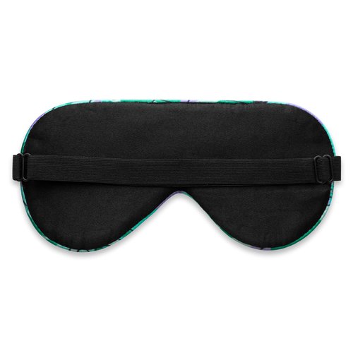 Funny Silk Sleep Masks with Adjustable Strap, Comfortable and Soft Light-Blocking Eye Masks for Women, Men & Teens (Zen Mode)