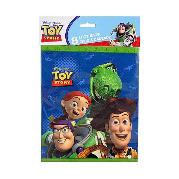 Toy Story Treat Loot Party Favor Bags - 8ct