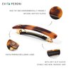 EVITA PERONI Small Hair Barrettes For Women, French Hair Barrettes Clips for Women Thick Hair, Acetate Metal Clasp Hair Barrettes No Slip