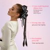 HOOJIH Ponytail Extension Claw Clip Braided Ponytail Extension 20 Inch Double Braided Ponytails Hairpieces for Women - Medium Golden Blonde