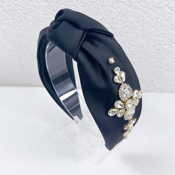 Ever Fairy Headbands for Women - Women's Fashion Headband Pearl Rhinestone Jeweled Knotted Headband Hair Accessories Gifts For Women Girls for Girls Cute Wide Headband for Moms Thick Hair