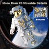 JMBricklayer Space Astronaut Building Sets for Adults 70109, Space Toys Gifts for Kids 8-14 Boys Girls, Flexible Astronaut Building Blocks Model with Display Stand, Spaceman Christmas Birthday Gifts