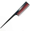 Yumflan Teasing Comb, Triple Hair Teasing Comb, Durable Rat Tail Comb for Fine Hair, Tease Comb with Rat Tail for Hair Styling Backcombing Parting