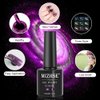 MIZHSE 9D Cat Eye Gel Nail Polish, Magnetic Cat Eye Gel Polish Set, 10ml*6 with 2 Magnets, Classic Colors Chameleon Magic Galaxy Effect Soak off Nail Art - Sparkle Stunning Gel Polish Gift for Women