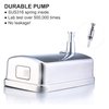 VANNSOO Commercial Soap Dispenser Wall Mount Stainless Steel Manual Liquid Pump Rust-Proof Leak Free for Bathroom (34 fl.oz./1000ml)