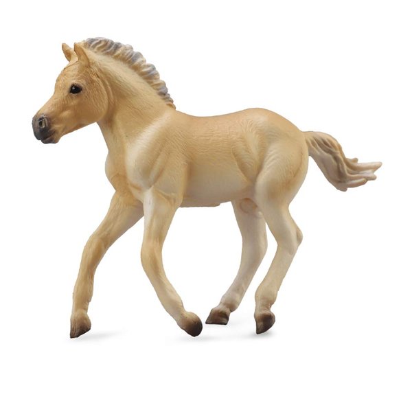 Collecta Fjord Foal, Brown Dun ,3.5"L x 2.8"H