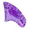 Purrdy Paws 40 Pack Soft Nail Caps for Cat Claws Purple Holographic Glitter Medium