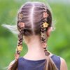 100 PCS Mini Flower Hair Clips 0.7" Small Flower Hair Claw Clips Tiny Matte Daisy Hair Claw Clips Kawaii Non-slip Cute Claw Clips for Thin Long Short Hair Strong Hold Cute Jaw Clip for Women Girls