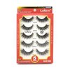 Laflare 3D Cashmere False Eyelashes Multipack, Ultra Soft, Glam, Luxurious, Cruelty-Free, Reusable, Fake Eyelashes 5 Pairs Value Pack (302X5P)