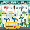 40 Pcs Transportation Cupcake Toppers - Perfect for Transportation-Themed Party Decorations and Cupcake Decor