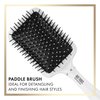 Hot Tools Pro Artist™ White Gold Collection Charcoal Infused Paddle Brush | Hair Refresh